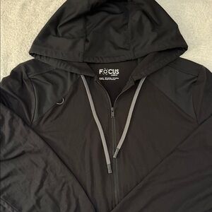 Focus by Maevn Performance Zip Hoodie Uniform Jacket Nurse Healthcare Scrub